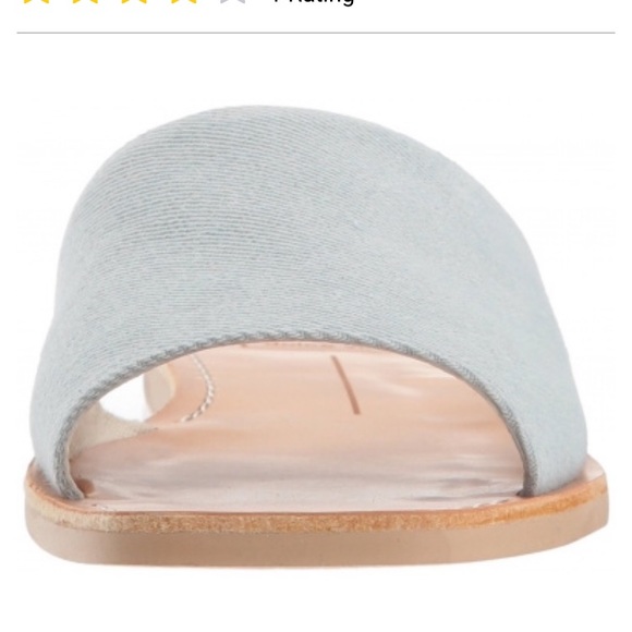 ✨NEW✨ Dolce Vita Light Blue Denim Slides - Picture 7 of 7